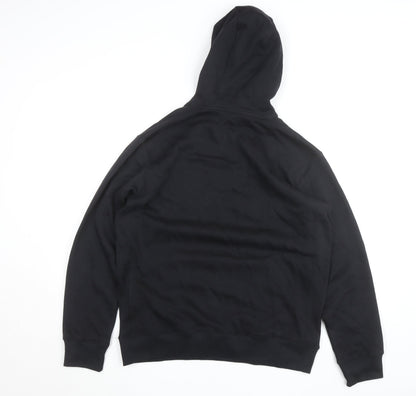 Nike Men's Black M Basic Hooded Activewear Pullover Jacket