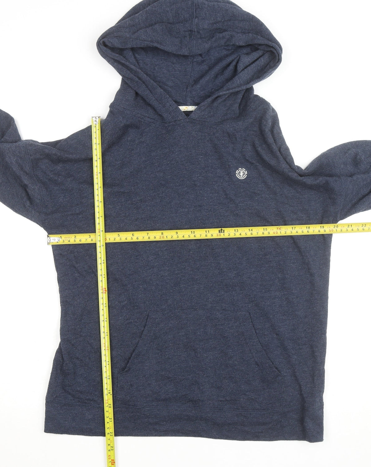 Element Womens Navy Blue Pullover Hoodie Size M Cotton Blend