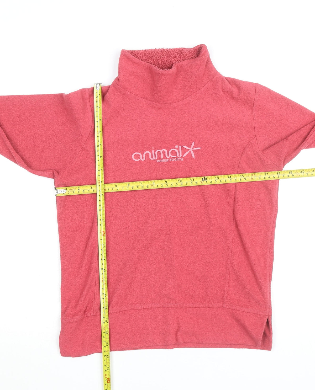 Animal Womens Pink Fleece Active Jacket Size 10 Lightweight Pullover