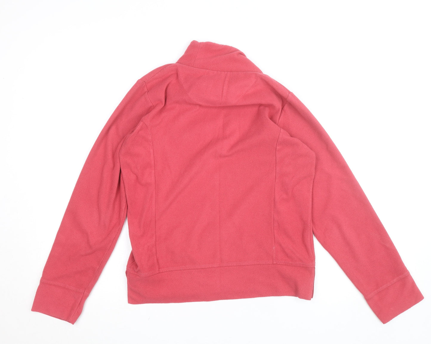 Animal Womens Pink Fleece Active Jacket Size 10 Lightweight Pullover