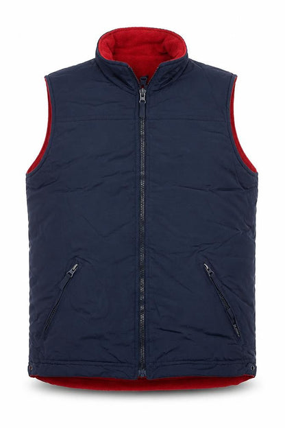 St Bernard Men's Blue Fleece Lined Bodywarmer Waistcoat Size S