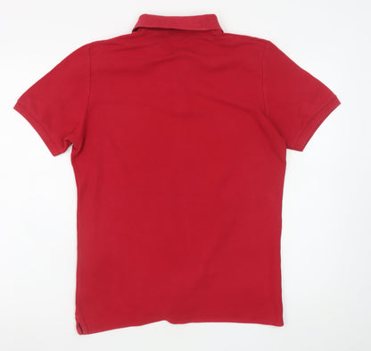 Ben Sherman Men's Red Cotton Polo Shirt Size S Classic Style