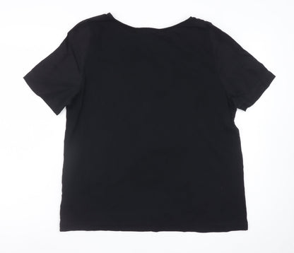 Carolyn Donnelly The Edit Women's Black Linen Blouse UK 10