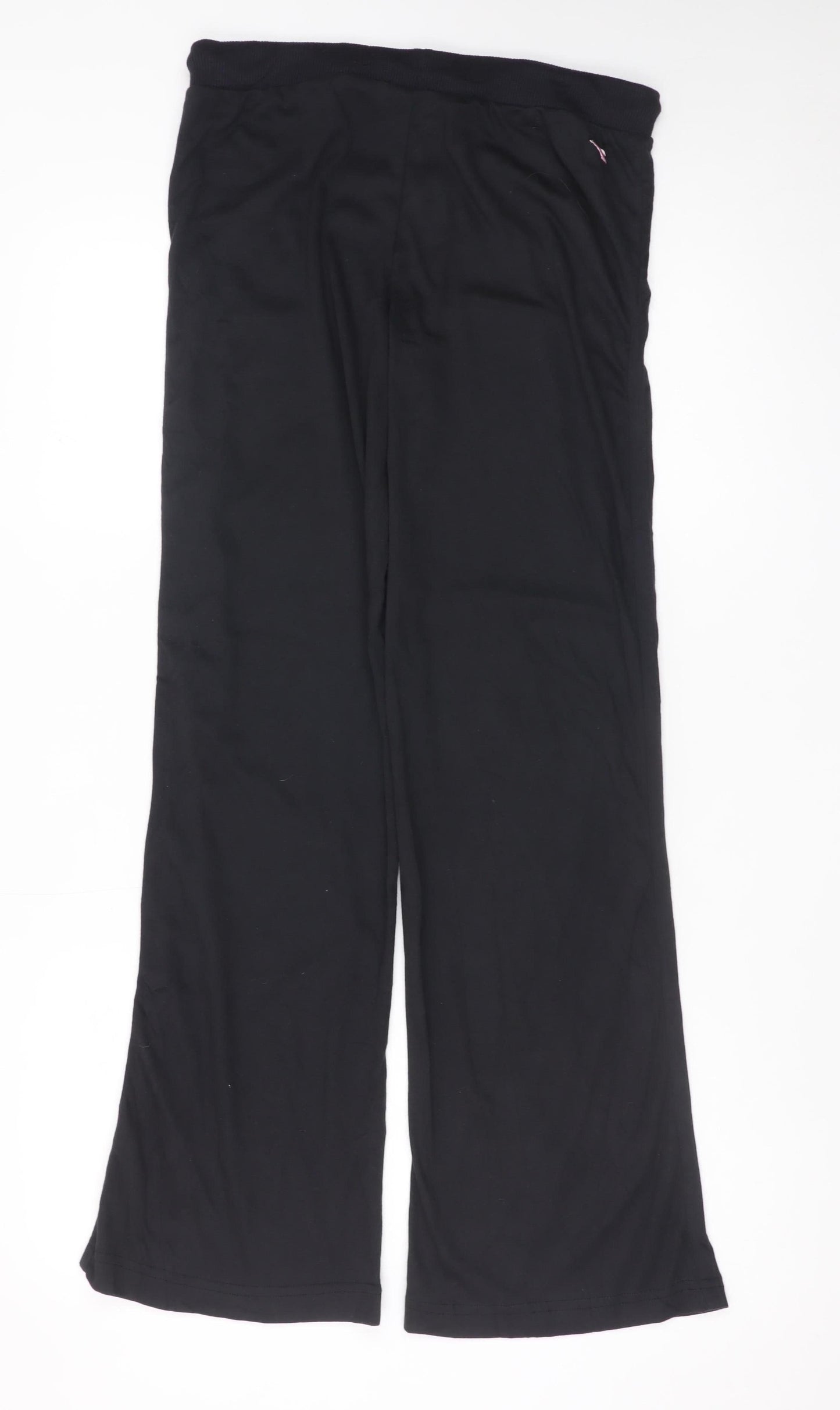 Diadora Women's Black Size 10 Sweatpants with Drawstring Waist