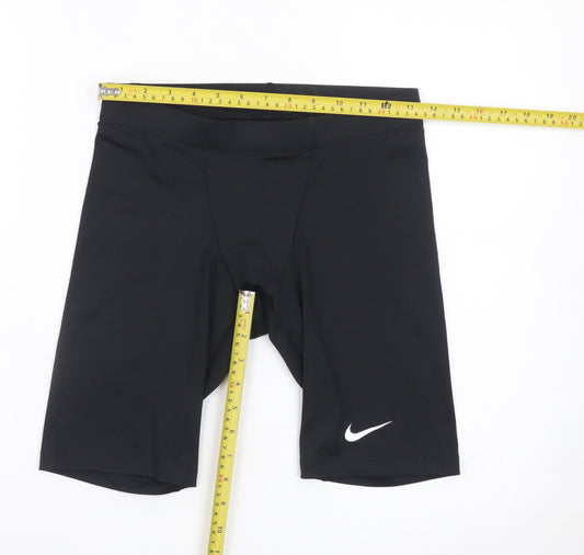 Nike Men's Black Compression Shorts M Active Gym Running