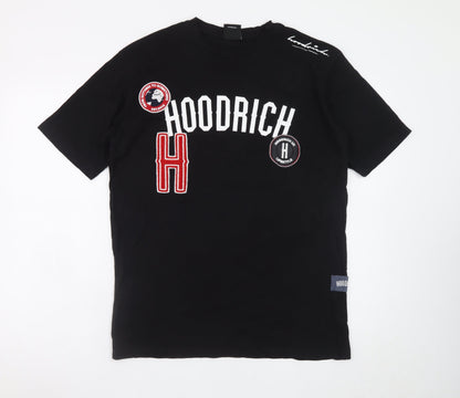 Hoodrich Men's Black Graphic Short Sleeve T-Shirt Size M