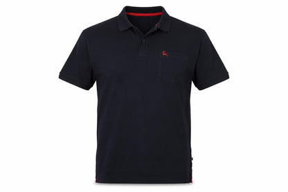 Parx Men's Black Cotton Polo Shirt M Short Sleeve Casual