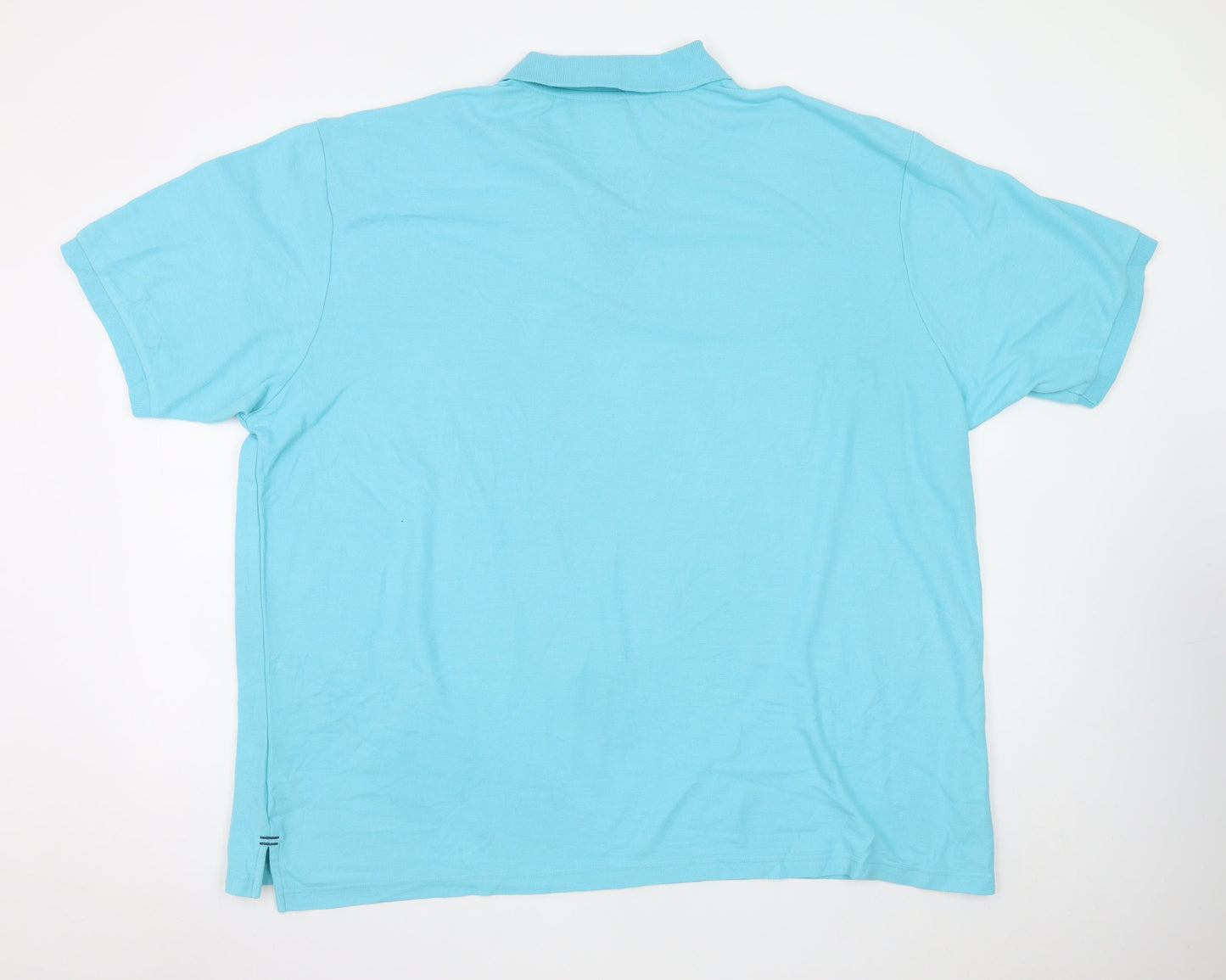 Slazenger Men's Blue 4XL Regular Fit Cotton Polo Shirt
