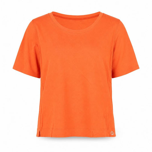 Gerry Weber Women’s Orange Cotton Jersey T-Shirt Size 10