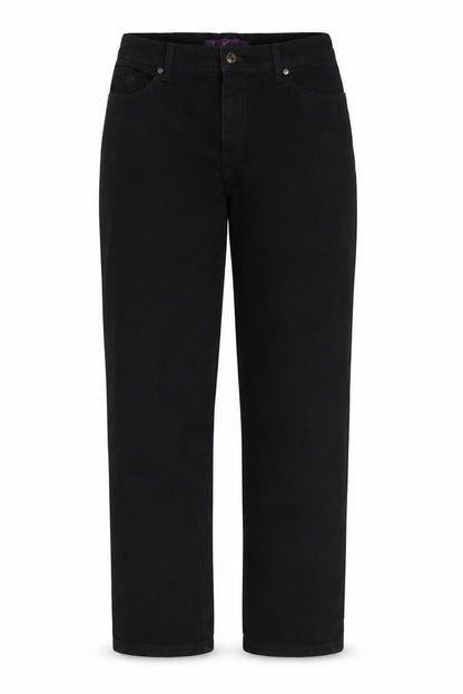 Gloria Vanderbilt Womens Black Straight Leg Jeans Size 10 Regular