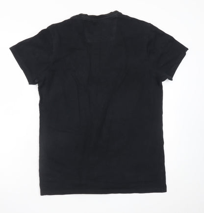 Ben Sherman Men's Black Graphic Car Print T-Shirt Medium