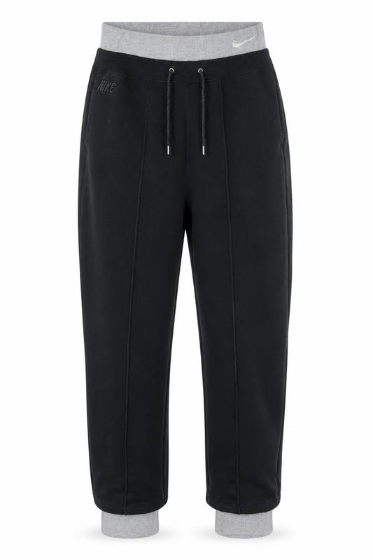 Nike Men's Black Jogger Trousers M Regular Fit Fleece Sweatpants