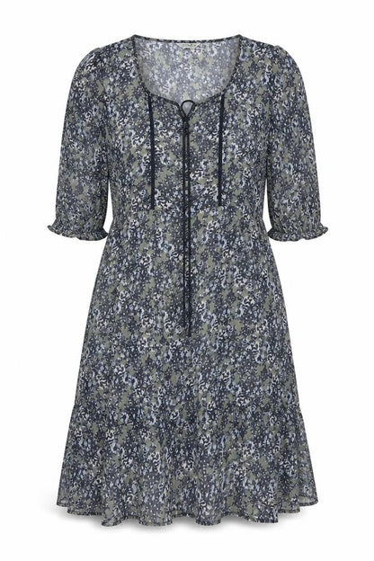 Marks & Spencer Women’s Multicoloured Floral A-Line Knee Length Dress Size 10