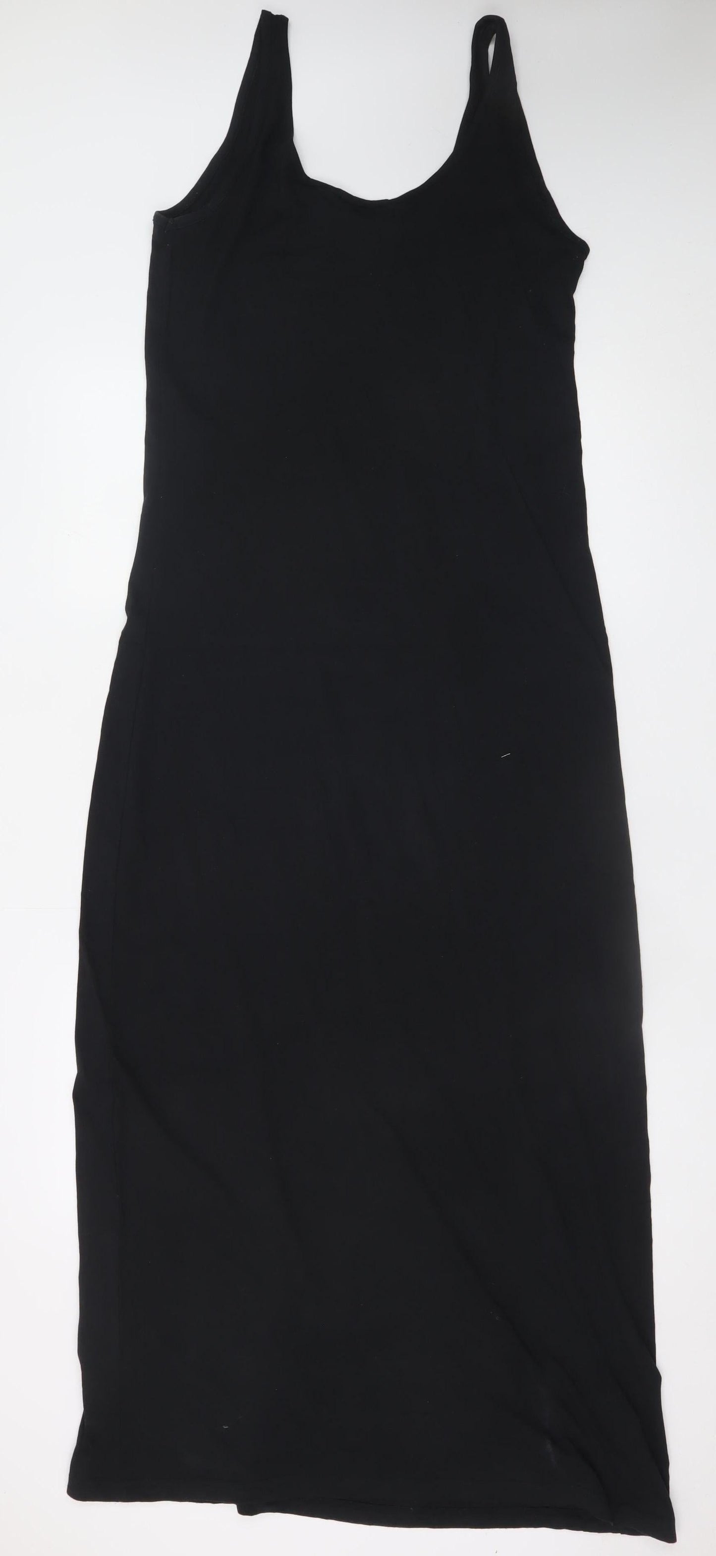 Vero Moda Women's Black Sleeveless Midi Slip Dress Size L