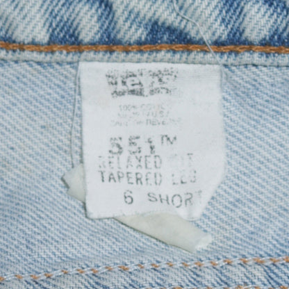 Levi's 551 Women's Light Blue Relaxed Fit High Rise Tapered Jeans Size 6