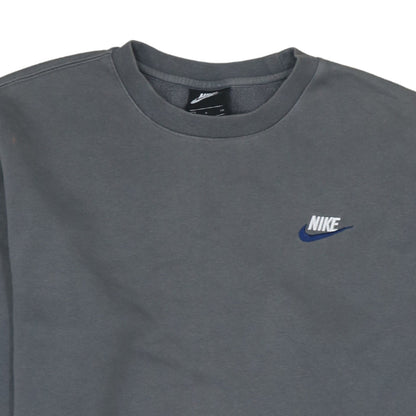 Nike Men's Grey Pullover Crew Neck Sweatshirt Size S