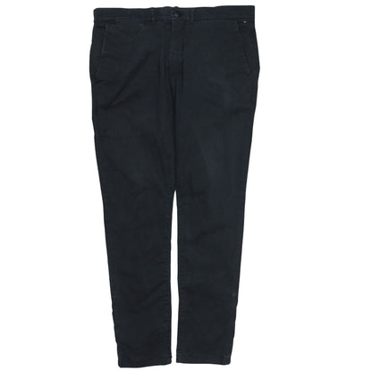 Tommy Jeans Men's Black Slim Fit Chino Trousers Size 34/32