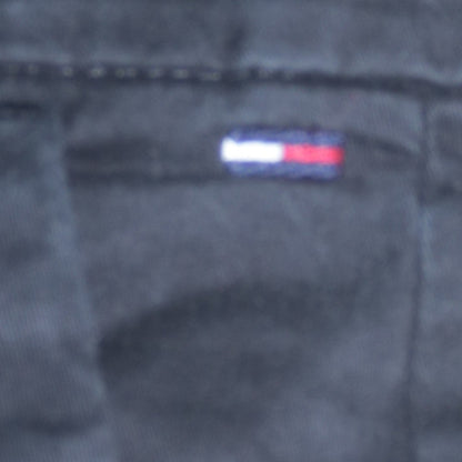 Tommy Jeans Men's Black Slim Fit Chino Trousers Size 34/32