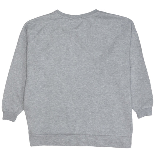 Disney Women's Grey Mickey Mouse Pullover Sweatshirt Size M