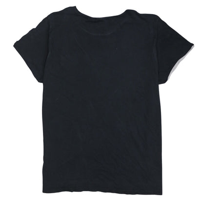 Adidas Women's Black Short Sleeve Crew Neck Cotton T-Shirt Size 12