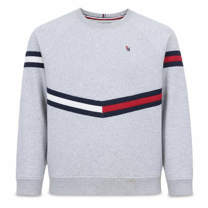 Tommy Hilfiger Boys Grey 16 Years Pullover Sweatshirt with Logo Trim
