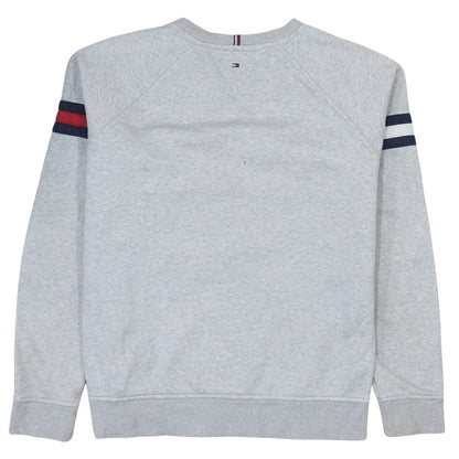 Tommy Hilfiger Boys Grey 16 Years Pullover Sweatshirt with Logo Trim