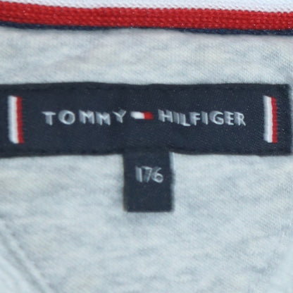 Tommy Hilfiger Boys Grey 16 Years Pullover Sweatshirt with Logo Trim