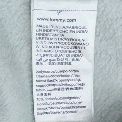 Tommy Hilfiger Boys Grey 16 Years Pullover Sweatshirt with Logo Trim