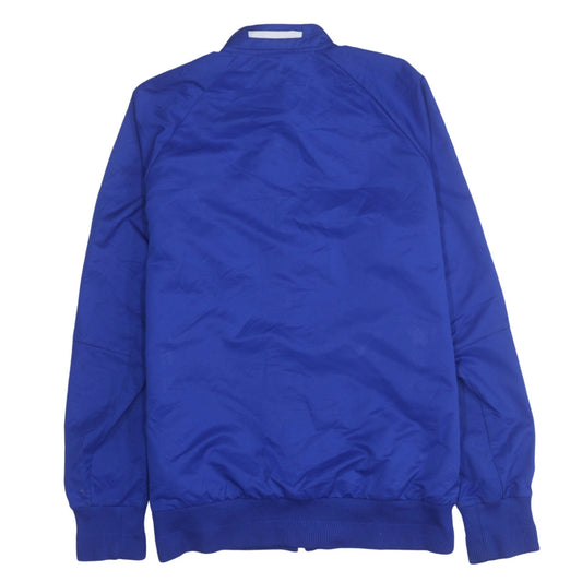 adidas Men’s Blue Chelsea FC Bomber Jacket Size M Full Zip Sportswear