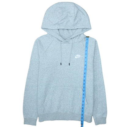 Nike Men’s Grey Pullover Hoodie Small Logo Sportswear Jumper