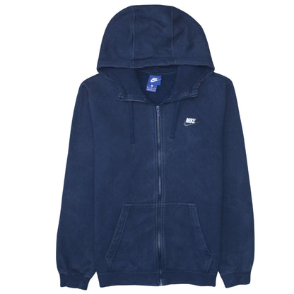 Nike Men's Blue Full Zip Hoodie Size M Sportswear Fleece