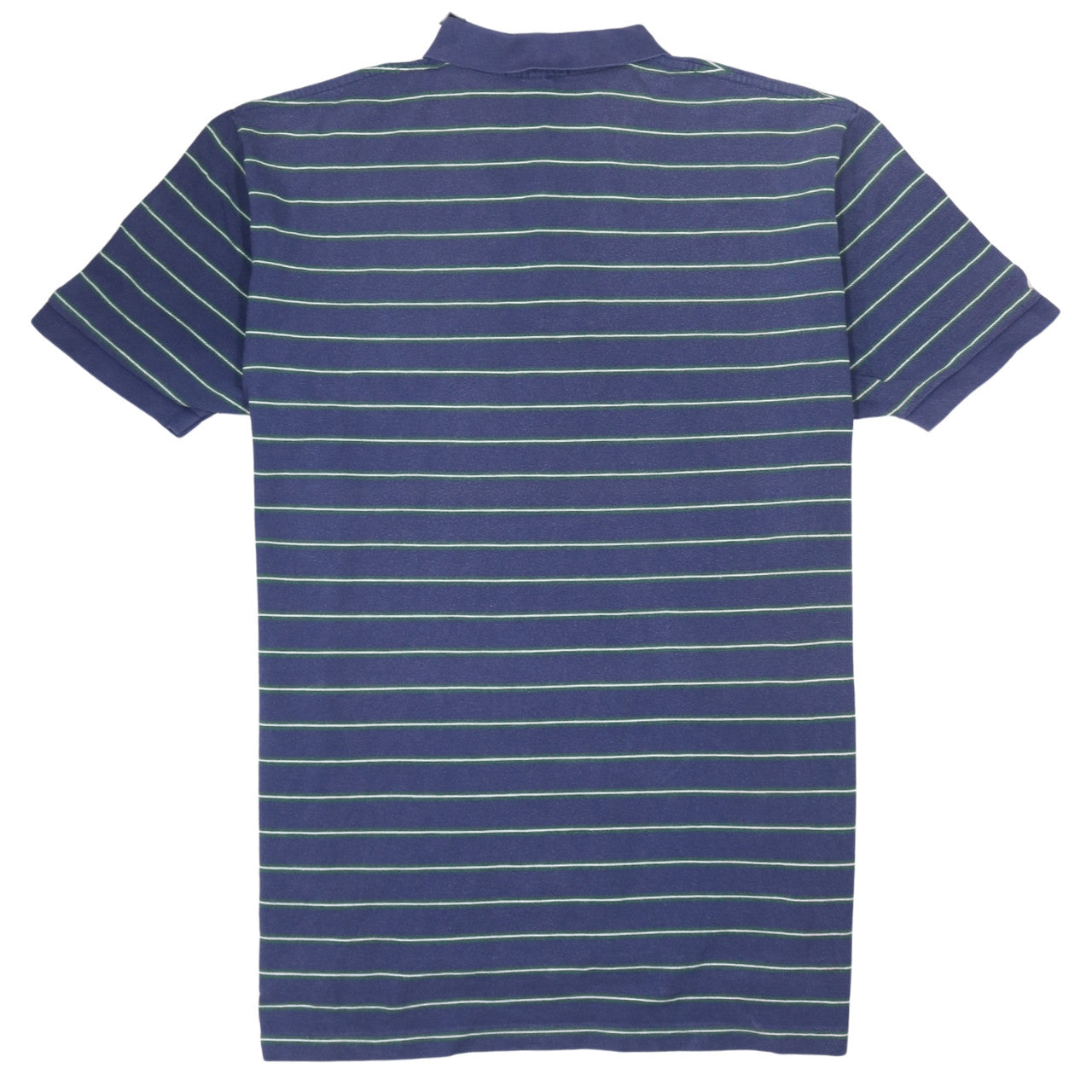 Ralph Lauren Men's Blue Striped Polo Shirt 2XL Classic Cotton