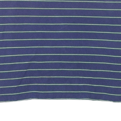 Ralph Lauren Men's Blue Striped Polo Shirt 2XL Classic Cotton