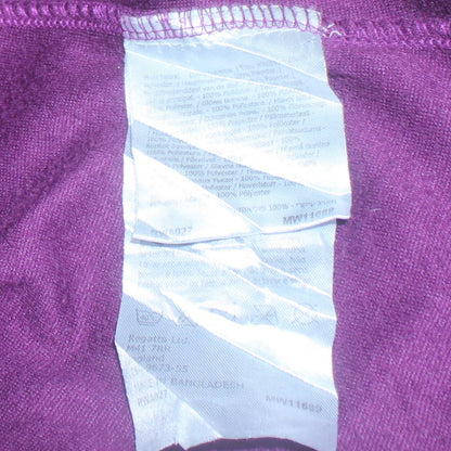 Regatta Womens Purple Fleece 1/4 Zip Pullover Sweatshirt UK 16
