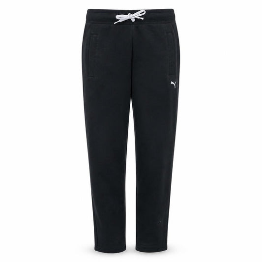 Puma Womens Black Jogger Trousers Size 10 Cotton Blend Activewear