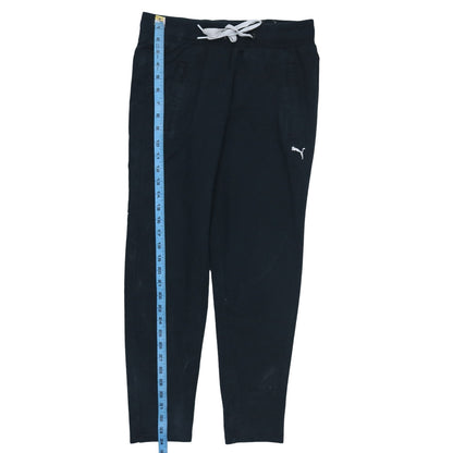 Puma Womens Black Jogger Trousers Size 10 Cotton Blend Activewear