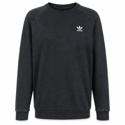 Adidas Men's Black Small Pullover Sweatshirt Crew Neck Logo