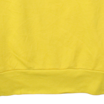 GAP Womens Yellow Pullover Hoodie Small Cotton Blend Logo Casual