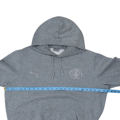 Puma Men Grey Pullover Hoodie Medium Regular Fit Sportswear