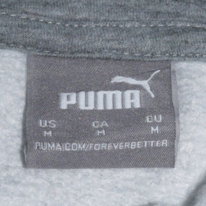 Puma Men Grey Pullover Hoodie Medium Regular Fit Sportswear