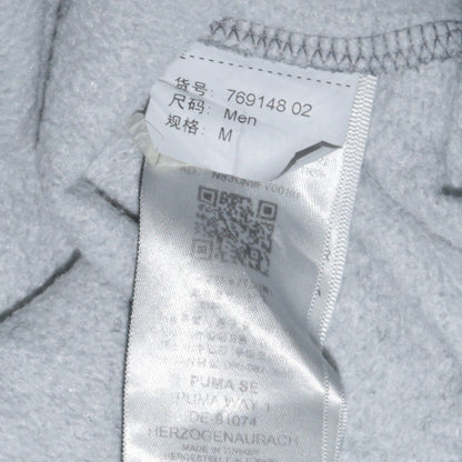 Puma Men Grey Pullover Hoodie Medium Regular Fit Sportswear