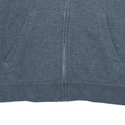 Nike Men's Grey Full Zip Hoodie M Sports Logo Just Do It