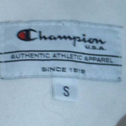 Champion Men's White Short Sleeve Hooded T-Shirt Size S