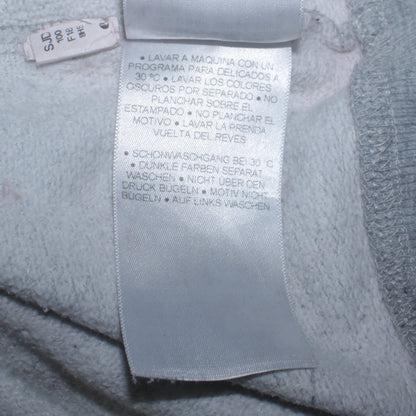 Ellesse Womens Grey Full Zip Hoodie UK 8 Logo Tape Hooded Sweatshirt