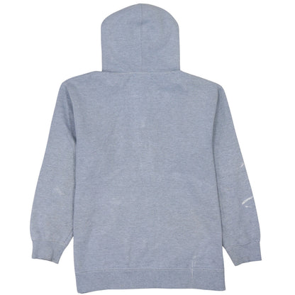 FILA Boys Grey Full Zip Hoodie XLB Logo Print Cotton Blend Casual Wear