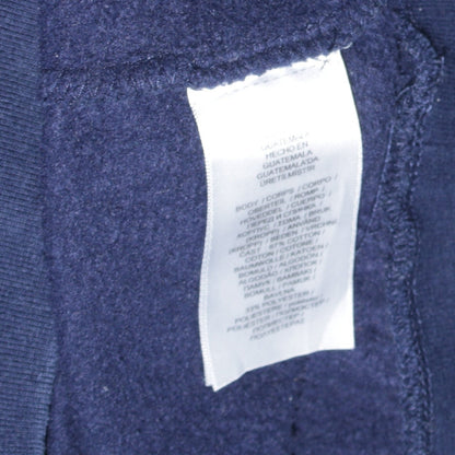 Ralph Lauren Men's Blue Pullover Hoodie M Logo Fleece Sweatshirt