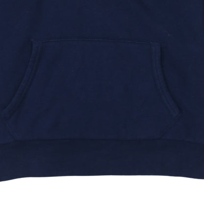 Ralph Lauren Men's Blue Pullover Hoodie M Logo Fleece Sweatshirt