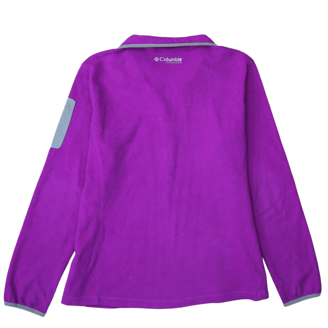 Columbia Women’s Purple Titanium Fleece 1/4 Zip Pullover Sweatshirt Size L