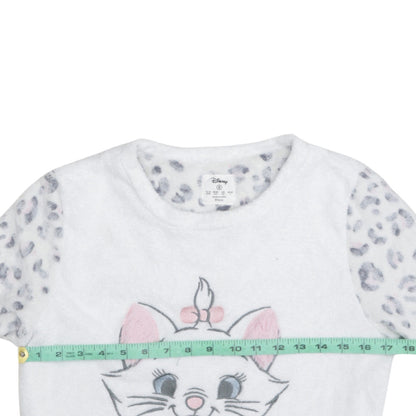 Disney Women’s White Marie Fleece Nightshirt Size 10-12