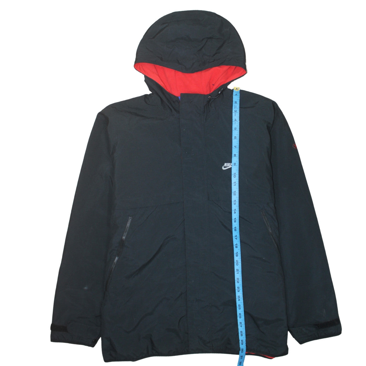 Nike Men's Black XL Hooded Parka Jacket Sportswear Winter Coat